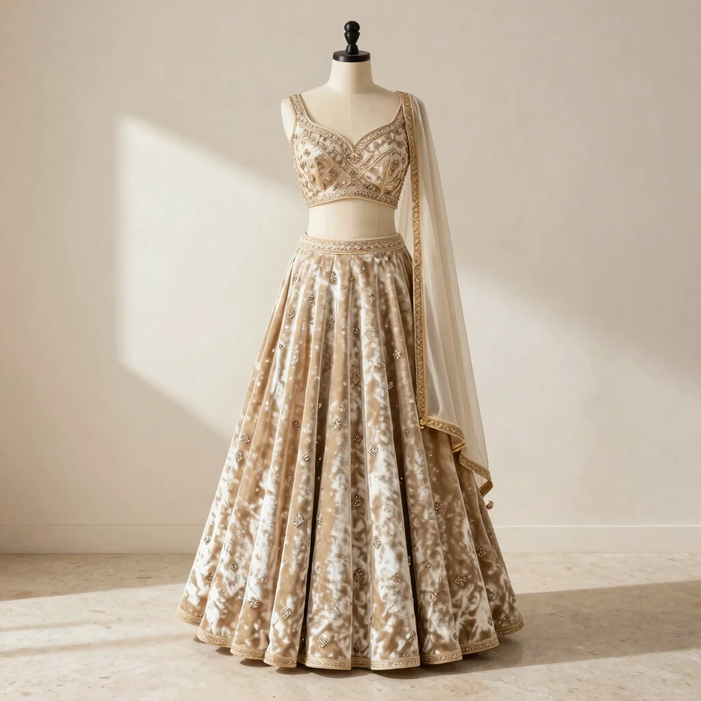 product_7 Riwaayat Velvet Lehenga